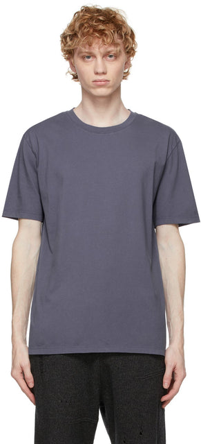 Maison Margiela Blue Jersey T-Shirt - T-shirt Maison Margiela Blue Blue - Maison Margiela Blue Jersey T 셔츠