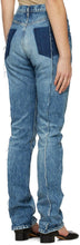 Maison Margiela Blue Recycled Pleated Jeans