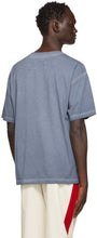 Maison Margiela Blue Silhouette Print T-Shirt