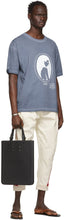 Maison Margiela Blue Silhouette Print T-Shirt