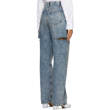 Maison Margiela Blue Thigh Slit Jeans