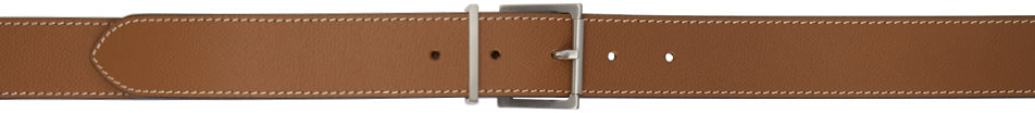 Maison Margiela Brown Grainy Belt - MAISON MARGIELA Ceinture granuleuse marron - Maison Margiela 갈색 낟알 벨트