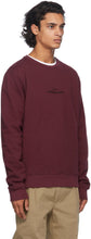 Maison Margiela Burgundy Logo Sweatshirt