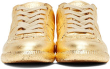 Maison Margiela Gold Semi-Metallic Replica Sneakers