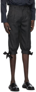 Maison Margiela Grey Cavalry Bermuda Shorts
