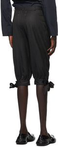 Maison Margiela Grey Cavalry Bermuda Shorts