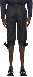 Maison Margiela Grey Cavalry Bermuda Shorts - MAISON MARGIELA GREY CAVALERY BERMUDA Short - Maison Margiela 회색 기병대 버뮤다 반바지