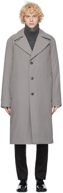 Maison Margiela Grey Classic Trench Coat - Maison Margiela Grey Classic Trench Coat - Maison Margiela 그레이 클래식 트렌치 코트