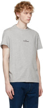 Maison Margiela Grey Distorted Logo T-Shirt