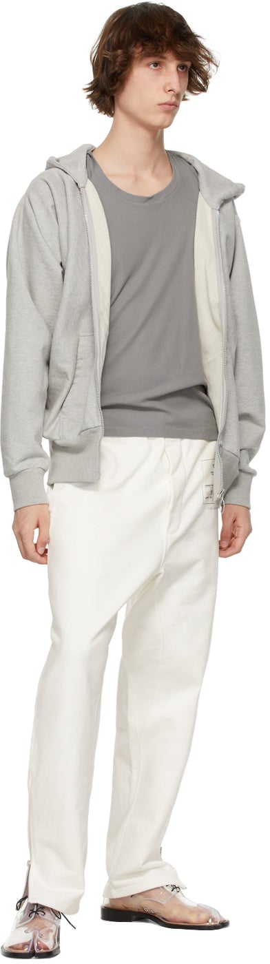 Maison Margiela Grey Draped Back T-Shirt