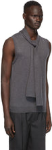 Maison Margiela Grey Gauge 12 Scarf Vest