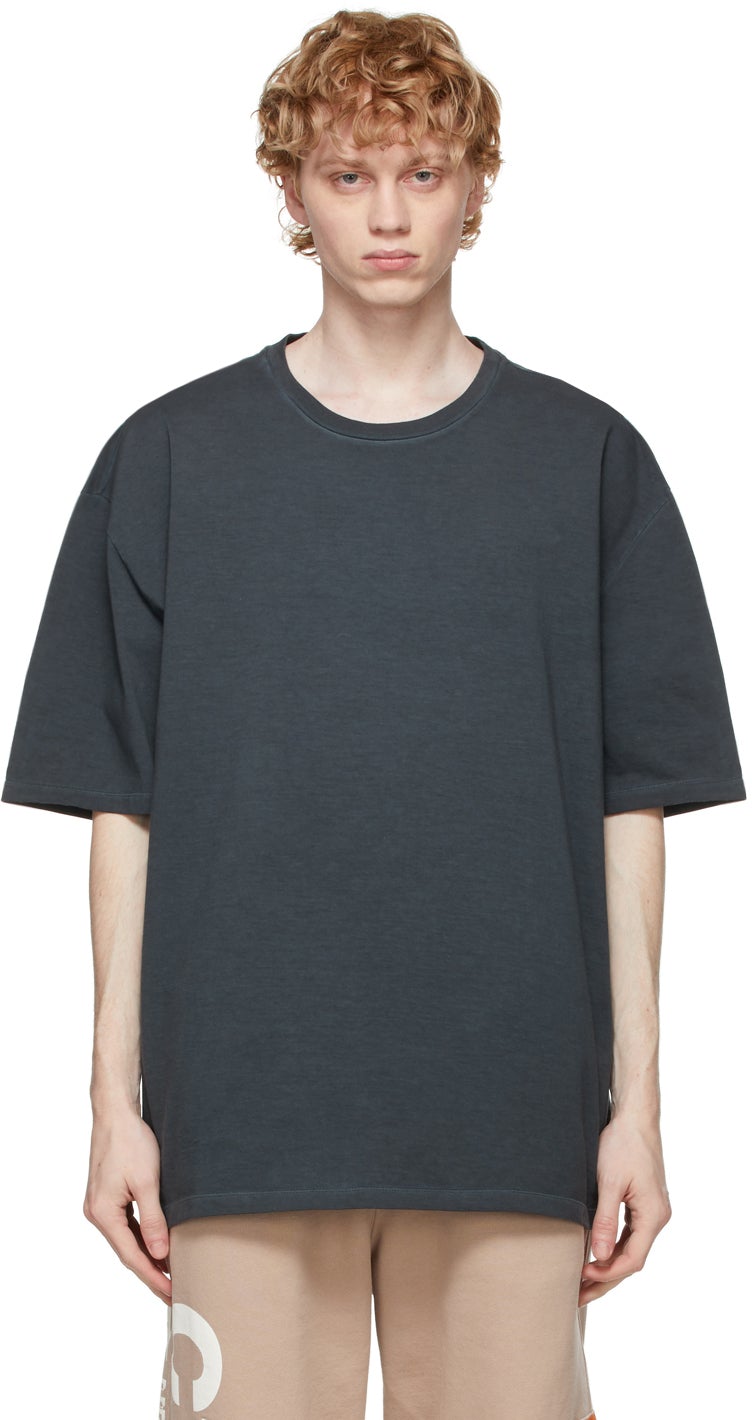 Maison Margiela Grey Oversized T-Shirt - Maison Margiela T-shirt surdimensionné gris - Maison Margiela 그레이 대형 티셔츠