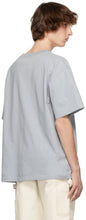 Maison Margiela Grey Oversized Tape Print T-Shirt