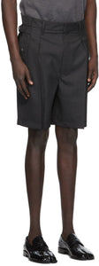 Maison Margiela Grey Two Play Popeline Shorts