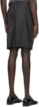Maison Margiela Grey Two Play Popeline Shorts