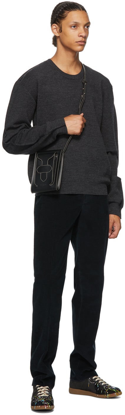 Maison Margiela Grey Wool Sweater