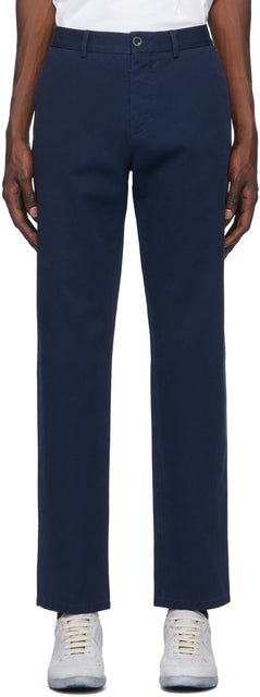 Maison Margiela Navy Chino Trousers - MAISON MARGIELA NAVY CHINO Pantalon - Maison Margiela 해군 치노 바지
