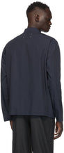 Maison Margiela Navy Garment-Dyed Slim Shirt