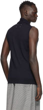 Maison Margiela Navy Gauge 12 Scarf Vest