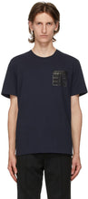Maison Margiela Navy 'Stereotype' T-Shirt - T-shirt Maison Margiela Marine 'Stéréotype' - Maison Margiela 해군 '스테레오 타입'티셔츠