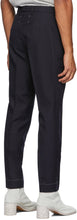 Maison Margiela Navy Techno Wool Trousers