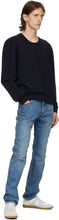 Maison Margiela Navy Wool 14 Gauge Sweater