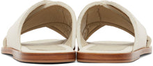 Maison Margiela Off-White Canvas Sandals