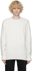 Maison Margiela Off-White Gauge 7 Sweater - MAISON MARGIELA Jauge blanche 7 Pull - Maison Margiela 오프 화이트 게이지 7 스웨터