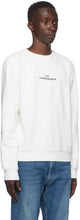 Maison Margiela Off-White Logo Crewneck Sweatshirt