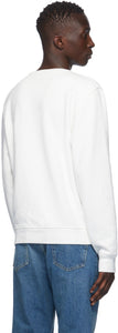 Maison Margiela Off-White Logo Crewneck Sweatshirt