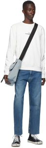 Maison Margiela Off-White Logo Crewneck Sweatshirt