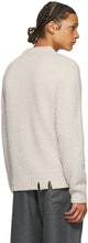 Maison Margiela Off-White Wool Oversized Destroyed Sweater