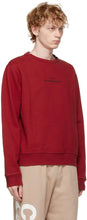 Maison Margiela Red Logo Sweatshirt