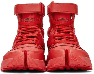 Maison Margiela Red Reebok Edition Tabi High-Top Sneakers