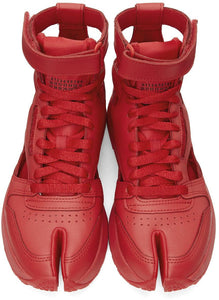 Maison Margiela Red Reebok Edition Tabi High-Top Sneakers