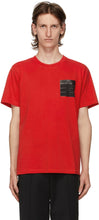 Maison Margiela Red 'Stereotype' T-Shirt - Maison Margiela Rouge 'Stéréotype' T-shirt - Maison Margiela 레드 '스테레오 타입'티셔츠
