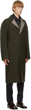 Maison Margiela Reversible Green Wool Coat
