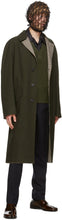 Maison Margiela Reversible Green Wool Coat