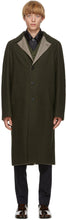 Maison Margiela Reversible Green Wool Coat - Manteau de laine verte réversible MAISON MARGIELA - Maison Margiela 가역 녹색 양모 코트