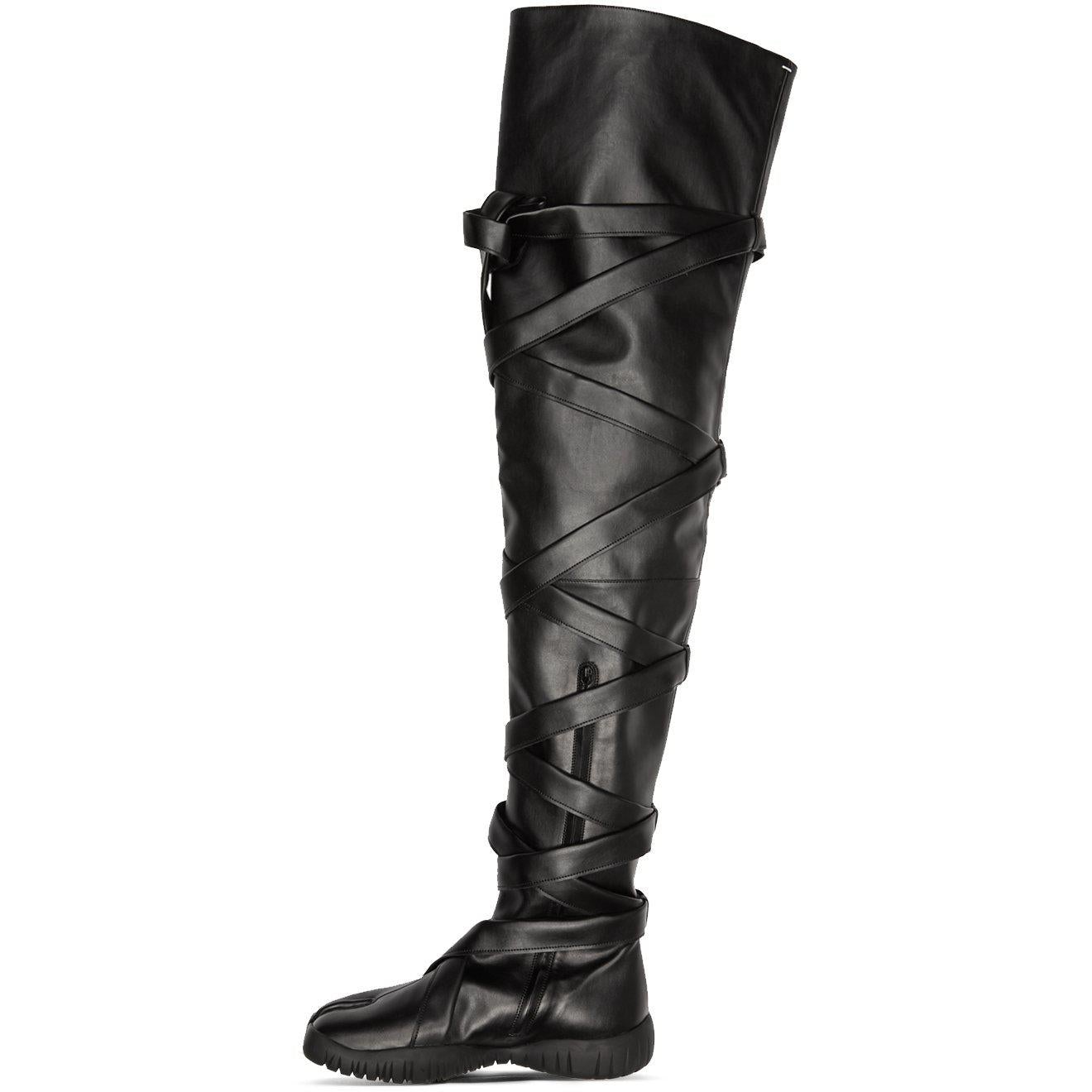 Margiela thigh best sale high boots