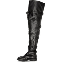 Maison Margiela SSENSE Exclusive Black Tabi Low Thigh-High Boots