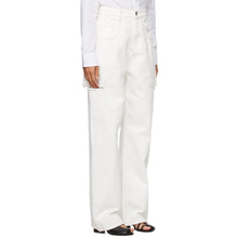 Maison Margiela SSENSE Exclusive White Thigh Slit Jeans