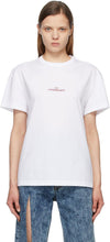 Maison Margiela SSENSE Exclusive White Upside Down Logo T-Shirt - MAISON MARGIELA SSENSE T-shirt de logo exclusif blanc exclusif blanc - Maison Margiela Ssense 독점적 인 흰색 거꾸로 로고 티셔츠