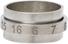 Maison Margiela Silver Wide Juxtaposed Ring