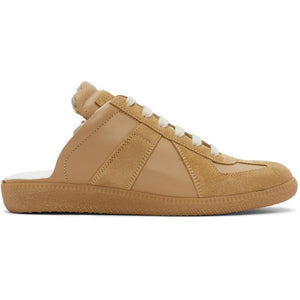 Maison Margiela Tan Replica Cut-Out Sneakers - MAISON MARGIELA TAN BASKERS DE COUPLA - Maison Margiela Tan Replica 컷 아웃 스니커즈