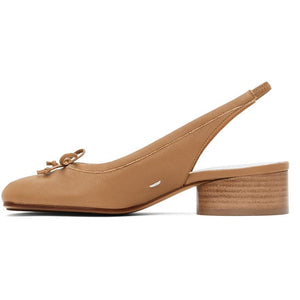 Maison Margiela Tan Slingback Tabi Heels