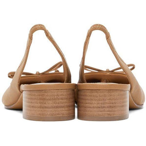 Maison Margiela Tan Slingback Tabi Heels