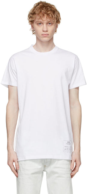 Maison Margiela White '1CON' T-Shirt - T-shirt Maison Margiela White '1Con' - Maison Margiela 화이트 '1CON'티셔츠