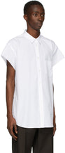Maison Margiela White Cap Sleeve Shirt