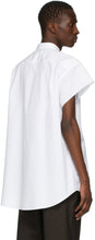 Maison Margiela White Cap Sleeve Shirt